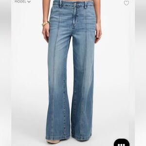 Madewell Wide-Sweep Trousers: Airy Denim Edition